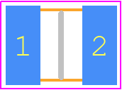 C1210C226K4PAC-TU - KEMET PCB footprint - Capacitor Chip Non-polarised - Capacitor Chip Non-polarised - 1210.2022-1