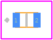 GRT21BC8YA475KE13K - Murata Electronics PCB footprint - Other - Other - GRT21 L=2.0mm W=1.25mm T=1.25mm