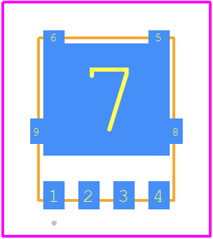 NTMFS5H419NLT1G - onsemi PCB footprint - Other - Other - DFN5 5x6, 1.27P (SO−8FL) CASE 488AA ISSUE N_2022-2
