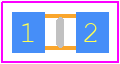 NTR06B1001CTR1KF - NIC Components PCB footprint - Resistor Chip - Resistor Chip - 0603