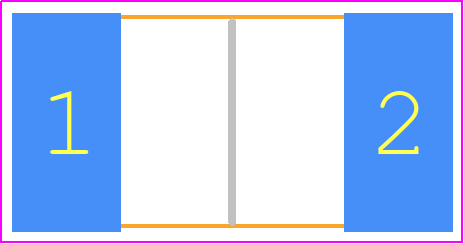 WSL39214L000FEA - Vishay PCB footprint - Resistor Chip - Resistor Chip - WSL3921