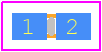 CG0402MLE-18G - Bourns PCB footprint - Varistors Chip - Varistors Chip - CG0402