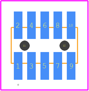 M50-3610542 - Harwin PCB footprint - Other - Other - M50-3610542-3