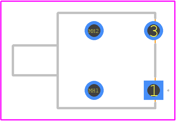 TPA11CGRA204 - TE Connectivity PCB footprint - Other - Other - TPA11CGRA204-2
