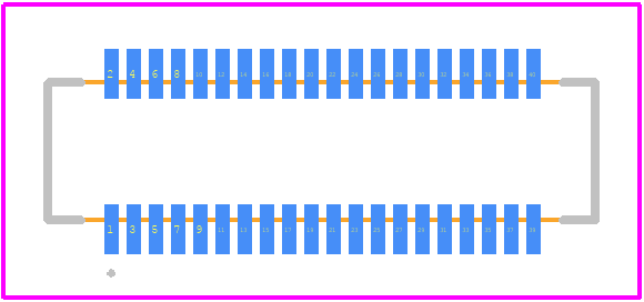 501920-4001 - Molex PCB footprint - Other - Other - 501920-4001-2