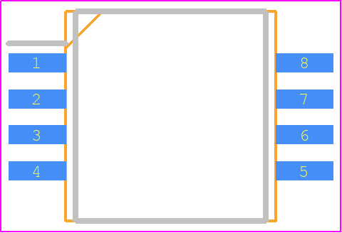 MPXHZ6115A6T1 - NXP PCB footprint - Small Outline Packages - Small Outline Packages - SOT1709-1