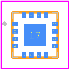 ADXL326BCPZ-RL7 - Analog Devices PCB footprint - Other - Other - ADXL326BCPZ-RL7-2