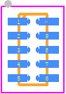 DF10G5M4N,LF - Toshiba PCB footprint - Small Outline No-lead - Small Outline No-lead - DF10G5M4N,LF