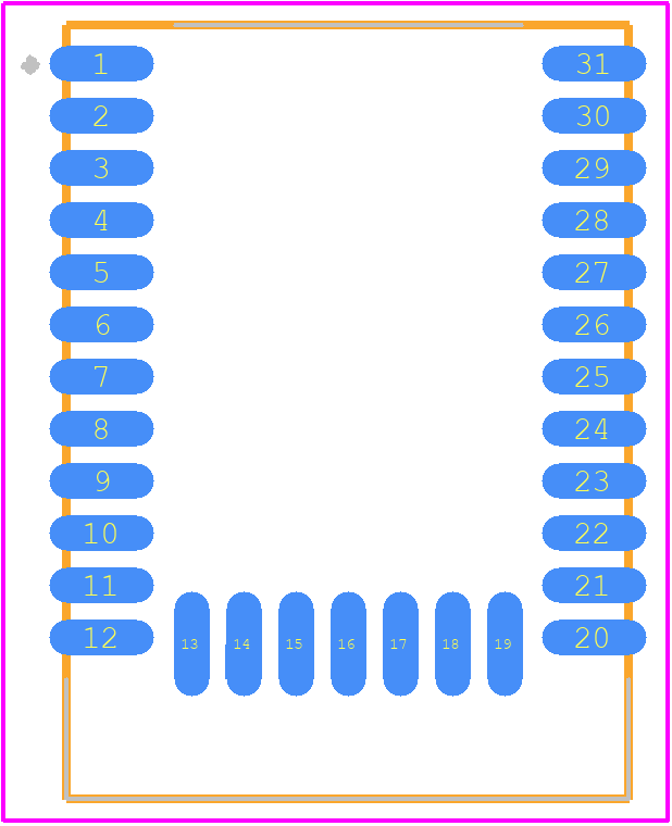 MGM12P22F1024GA-V4 - Silicon Labs PCB footprint - Other - Other - MGM12P32F1024GE-V2-1