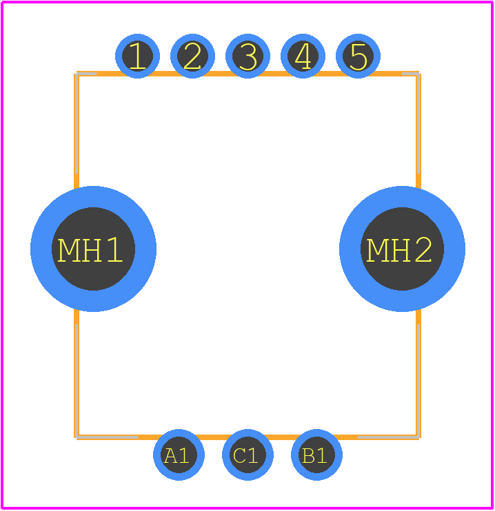 PEL12T-4225S-S1024 - Bourns PCB footprint - Other - Other - PEL12T-4225S-S1024-2
