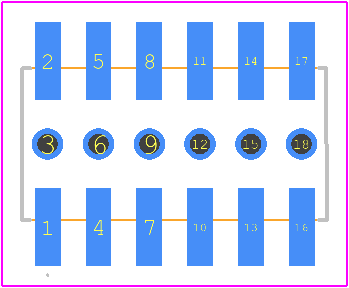 TSM-106-01-L-TM - SAMTEC PCB footprint - Other - Other - TSM-106-01-L-TM-1