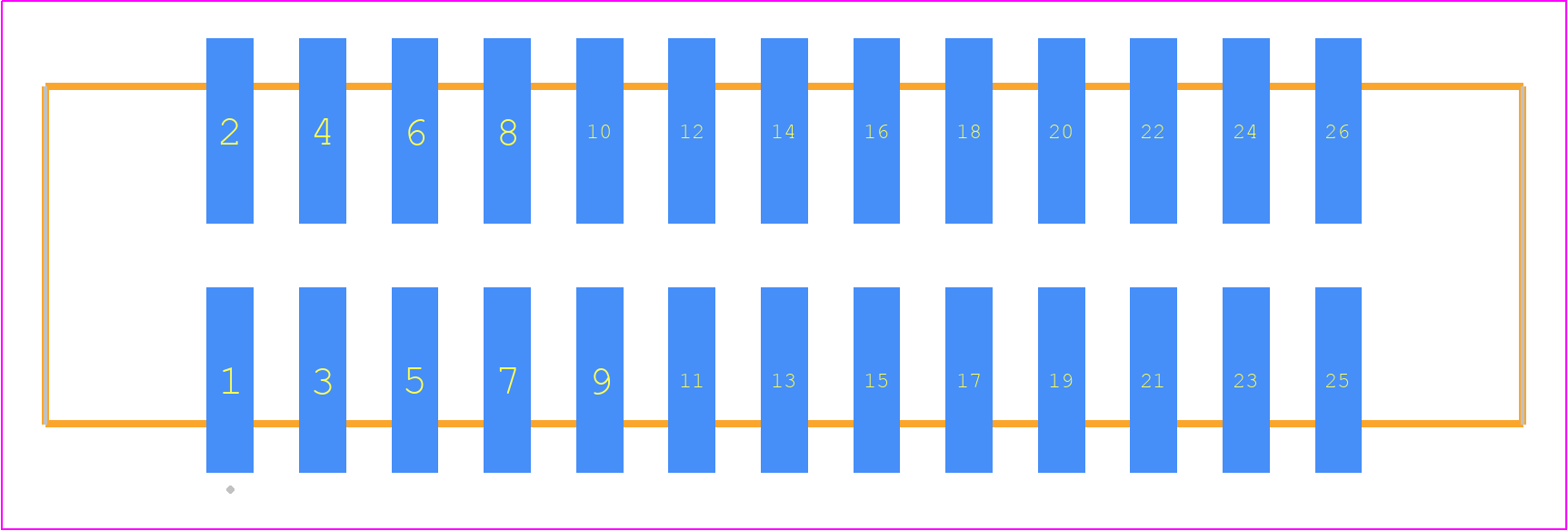 HTST-113-01-S-DV-P-TR - SAMTEC PCB footprint - Other - Other - HTST-113-01-YY-DV-P-TR