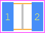 LDECB3100JA0N00 - Yageo Group PCB footprint - Capacitor Chip Non-polarised - Capacitor Chip Non-polarised - 1210_2023