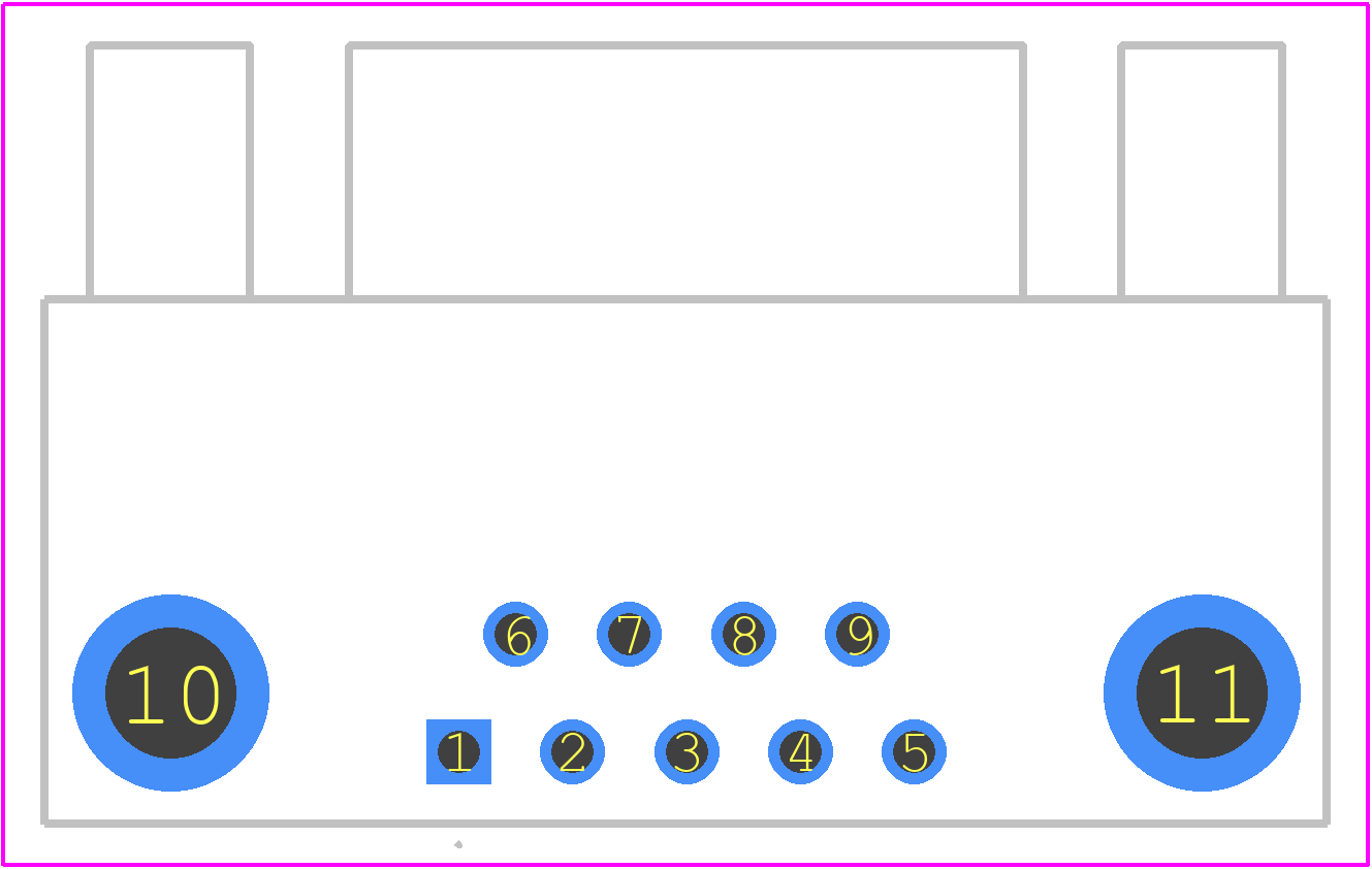 5748979-1 - TE Connectivity PCB footprint - Other - Other - 5748979-1-1