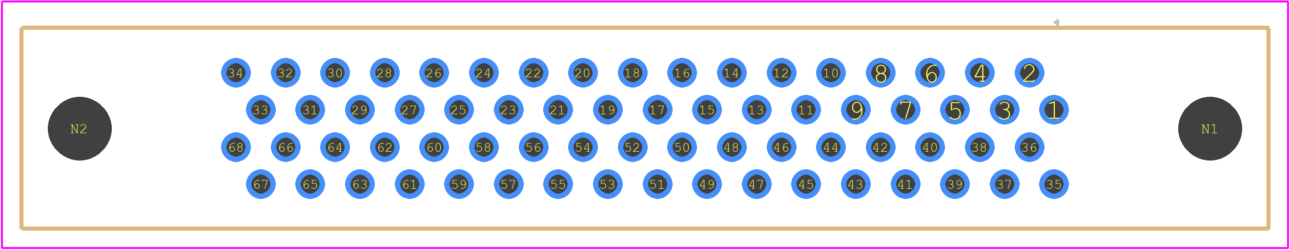 749070-7 - TE Connectivity PCB footprint - Other - Other - 749070-7-2