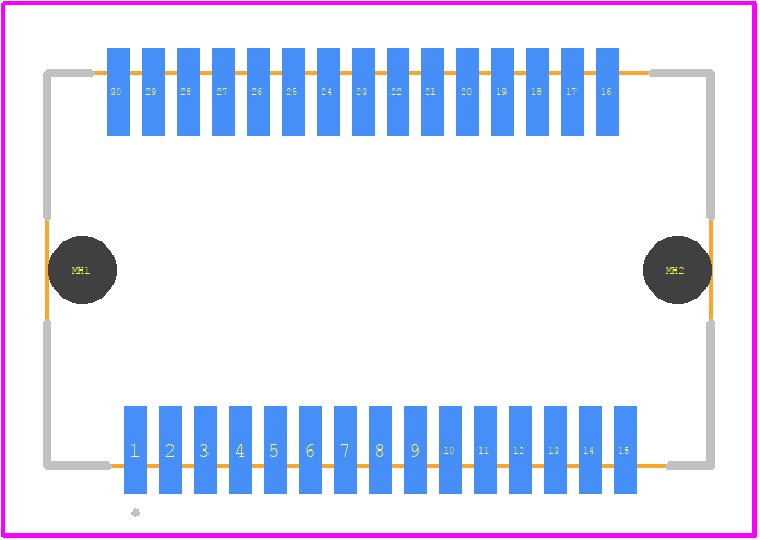 1367500-1 - TE Connectivity PCB footprint - Other - Other - 1367500-1-1