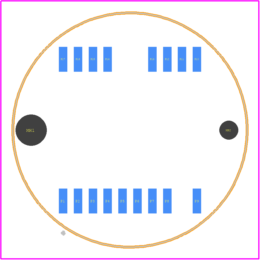 21033812815 - HARTING PCB footprint - Other - Other - 21033812815