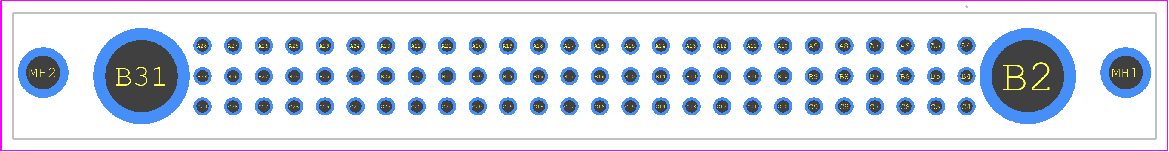 09032786850 - HARTING PCB footprint - Other - Other - 09032786850-1