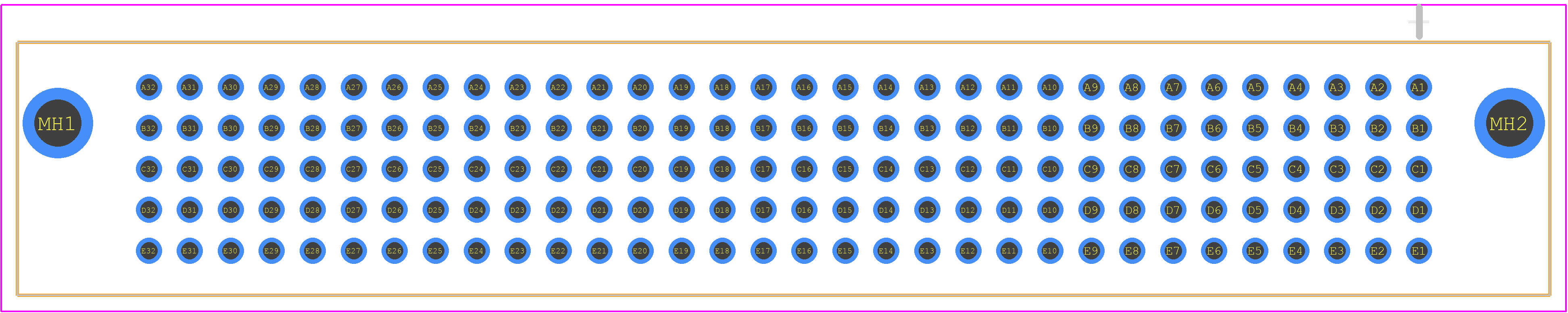 254123 - TE Connectivity PCB footprint - Other - Other - 254123-1