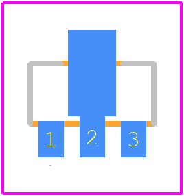 MCP1700T-3002E/MB - Microchip PCB footprint - Other - Other - 3Lead Plastic Small Outline Transistor (MB) [SOT-89]