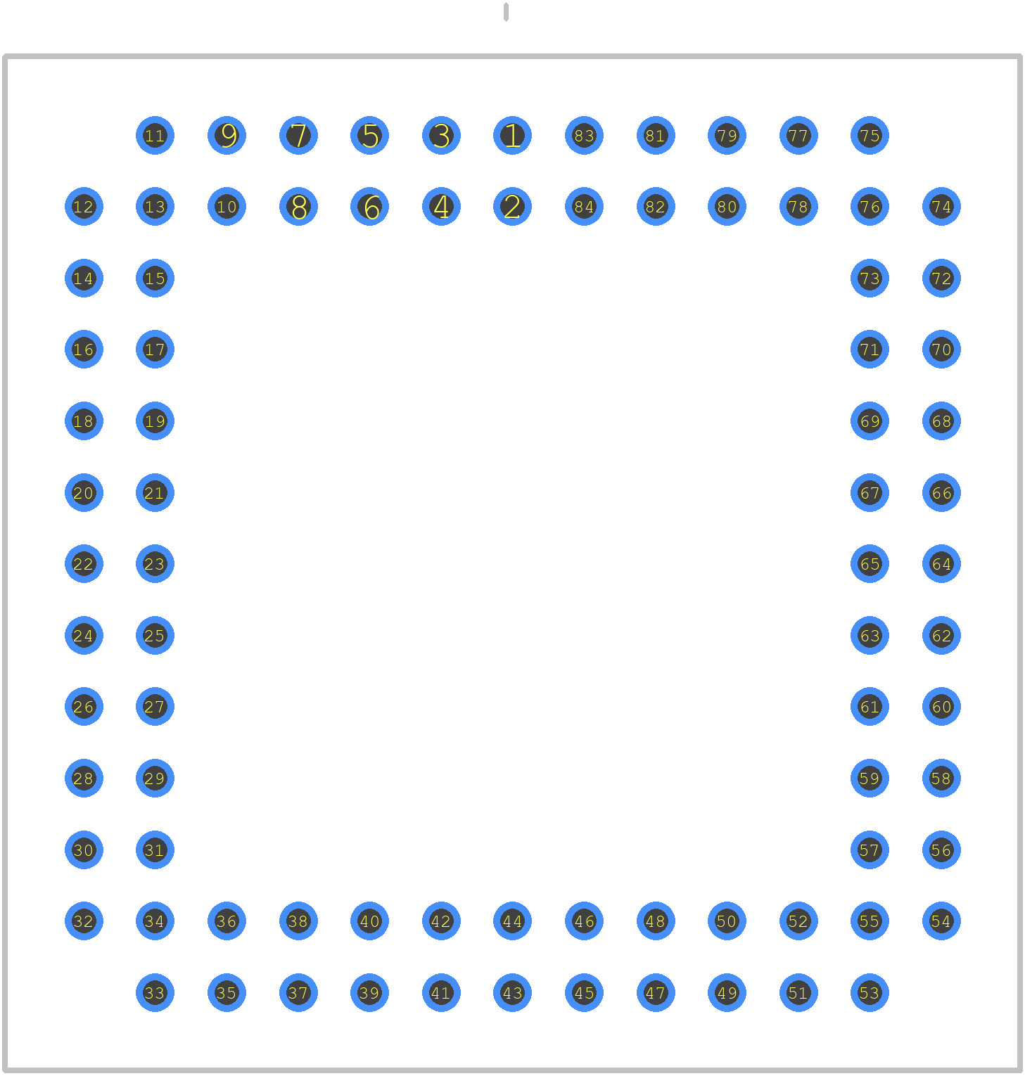 8484-11B1-RK-TP - 3M PCB footprint - Other - Other - 8484-11B1-RK-TP_2