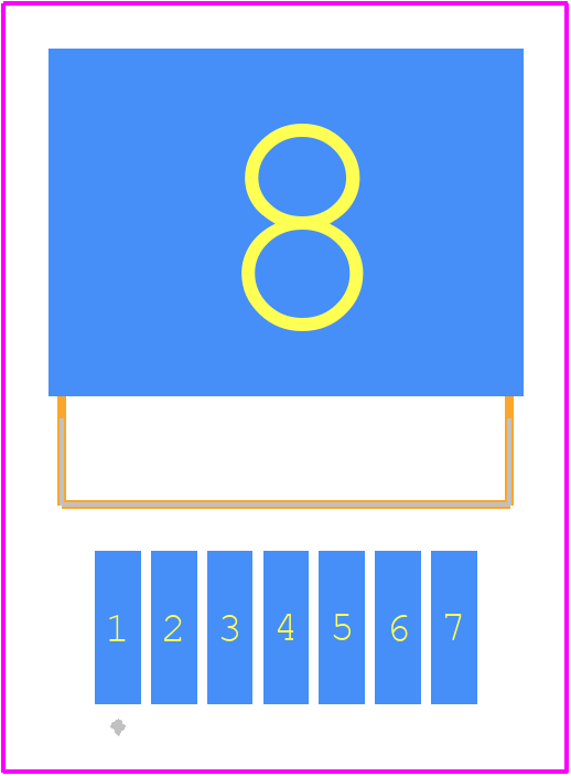 NCV8141D2TR4G - onsemi PCB footprint - Other - Other - D2PAK−7 (SHORT LEAD) CASE 936AB−01 ISSUE B