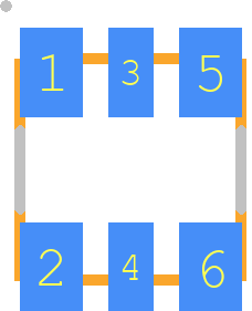 SMP6-RGB - Bivar PCB footprint - Other - Other - SMP6-RGB