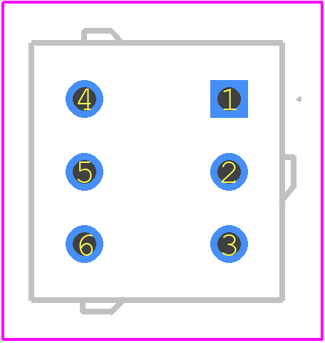 AS23AP - NKK Switches PCB footprint - Other - Other - AS23AP-2