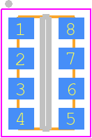 VCNL3040 - Vishay PCB footprint - Small Outline No-lead - Small Outline No-lead - VCNL3040