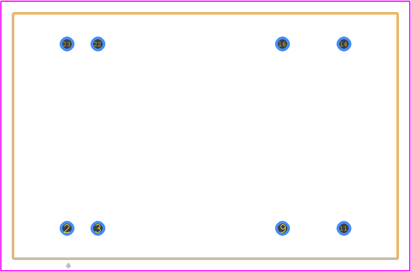 GTA064805 - Fidus PCB footprint - Other - Other - GTA064805-2