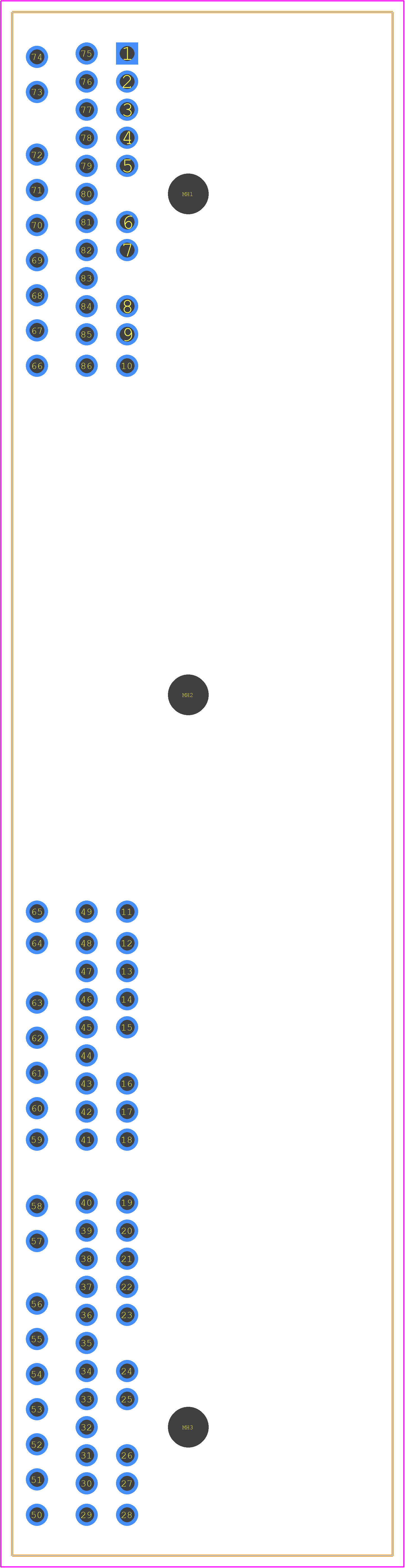 1318614-1 - TE Connectivity PCB footprint - Other - Other - 1318614-1-3