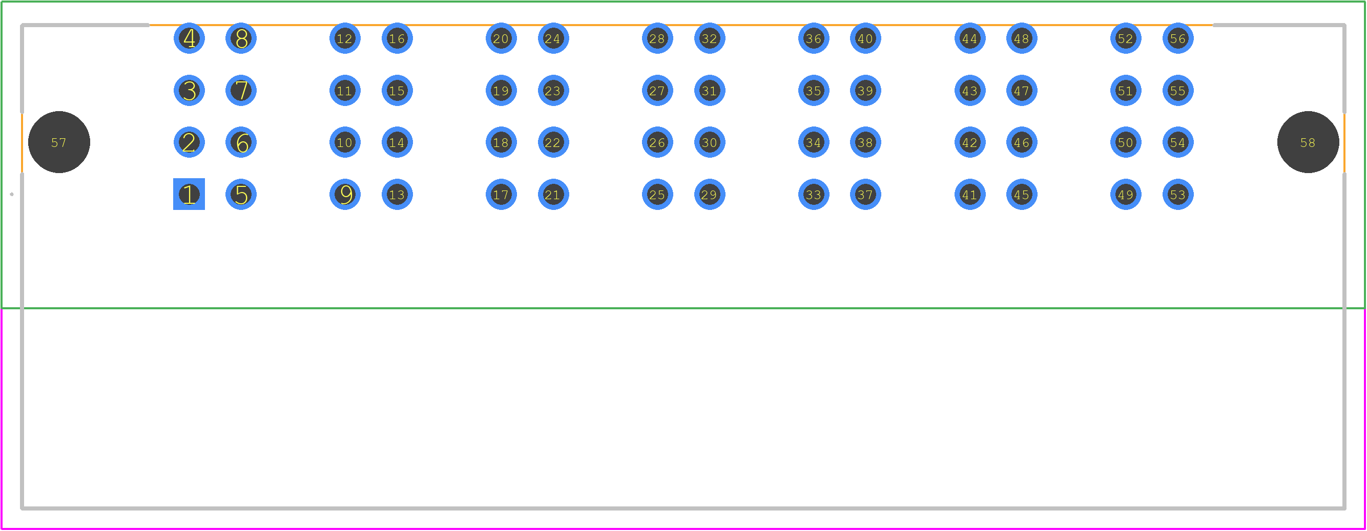 6450843-6 - TE Connectivity PCB footprint - Other - Other - 6450843-6-1