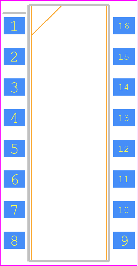 A6S-8102-PH - OMRON Electronics PCB footprint - Small Outline Packages - Small Outline Packages - A6S-8102-PH