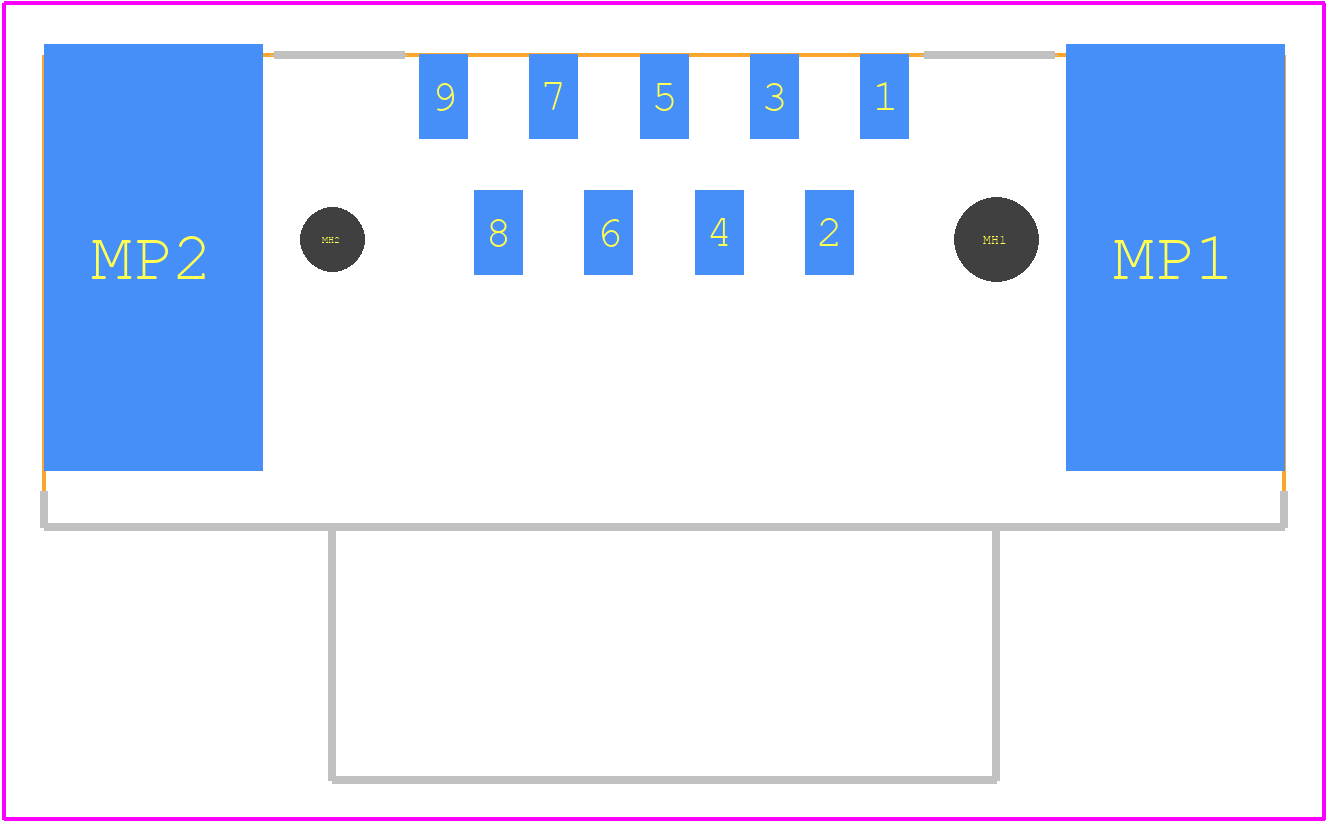 09551566612741 - HARTING PCB footprint - Other - Other - 09551566612741-4