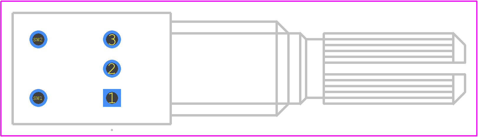 PTR901-1025K-B503 - Bourns PCB footprint - Other - Other - PTR901-1025K-B503-1