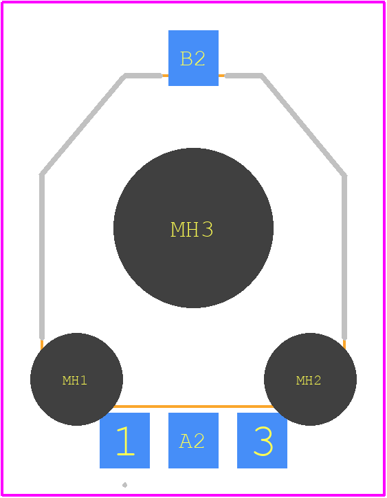 3382G-1-502G - Bourns PCB footprint - Other - Other - 3382G-1-502G-4