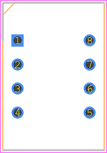 642-5102 - RS Pro PCB footprint - Dual-In-Line Sockets - Dual-In-Line Sockets - 642-5102