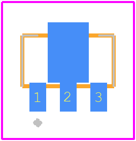 XC6201P502PR-G - Torex PCB footprint - Other - Other - SOT-89 (PR-G)