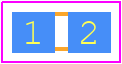 UCR03EWPFSR027 - ROHM Semiconductor PCB footprint - Resistor Chip - Resistor Chip - UCR03