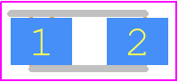TAJA476K002RNJ - Kyocera AVX PCB footprint - Capacitor Moulded Polarised - Capacitor Moulded Polarised - CASE A