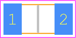 PMR50HZPFU8L00 - ROHM Semiconductor PCB footprint - Resistor Chip - Resistor Chip - PMR50