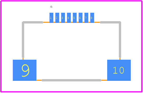 FH52E-8S-0.5SH(99) - Hirose PCB footprint - Other - Other - FH52E-8S-0.5SH(99)-1