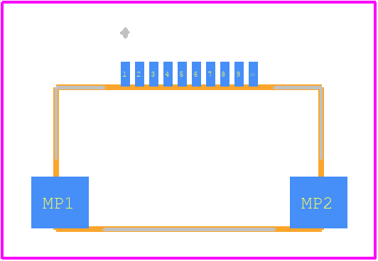 FH52E-10S-0.5SH(99) - Hirose PCB footprint - Other - Other - FH52E-10S-0.5SH(99)-1