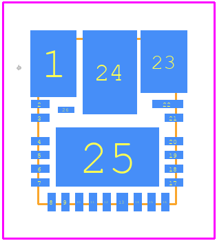 IR38060MTRPBF - Infineon PCB footprint - Other - Other - QFN 5x6 mm