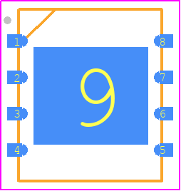 SST25VF016B-50-4C-QAF-T - Microchip PCB footprint - Small Outline No-lead - Small Outline No-lead - 5x6 mm Body [WSON]......