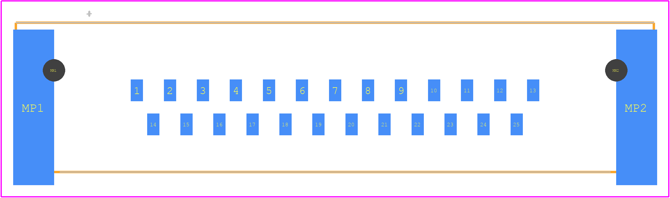 09553296812741 - HARTING PCB footprint - Other - Other - 09553296812741-3