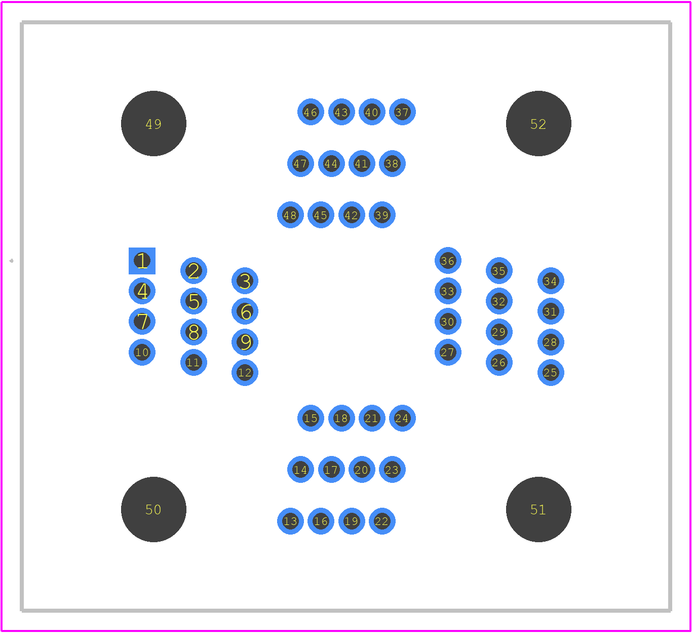 IC51-0484-806 - Yamaichi PCB footprint - Other - Other - IC51-0484-806-12