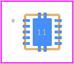 TPS61029DRCR - Texas Instruments PCB footprint - Other - Other - TPS61029DRCR-5