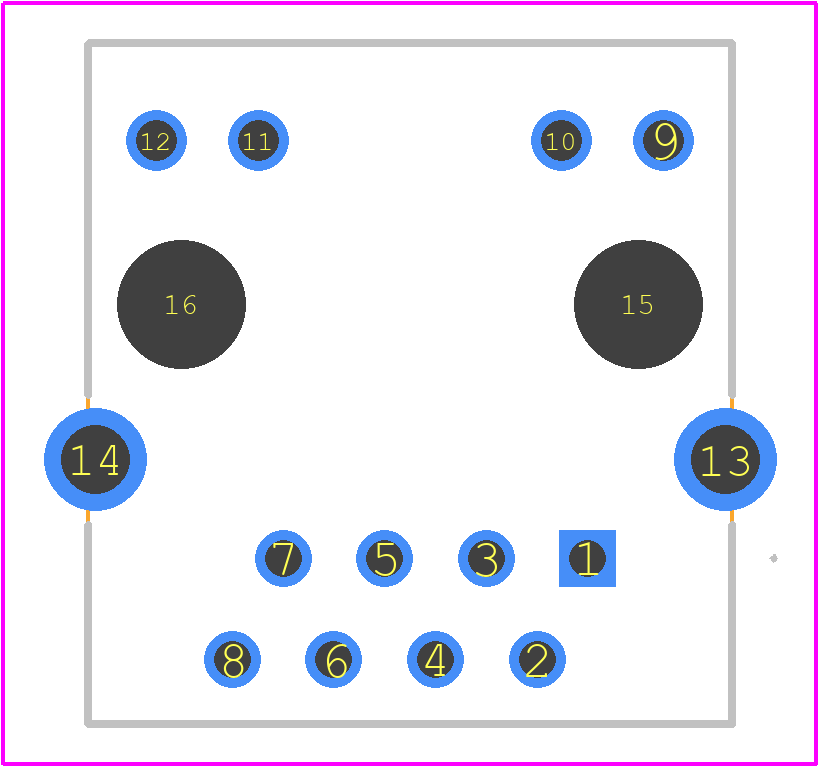 ARJ11G-MASA-A-B-ELT2 - ABRACON PCB footprint - Other - Other - ARJ11G-MASA-A-B-ELT2-4