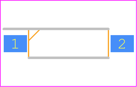 CT05-1535-G1 - Coto Technology PCB footprint - Small Outline Diode - Small Outline Diode - CT05-XXXX-G1